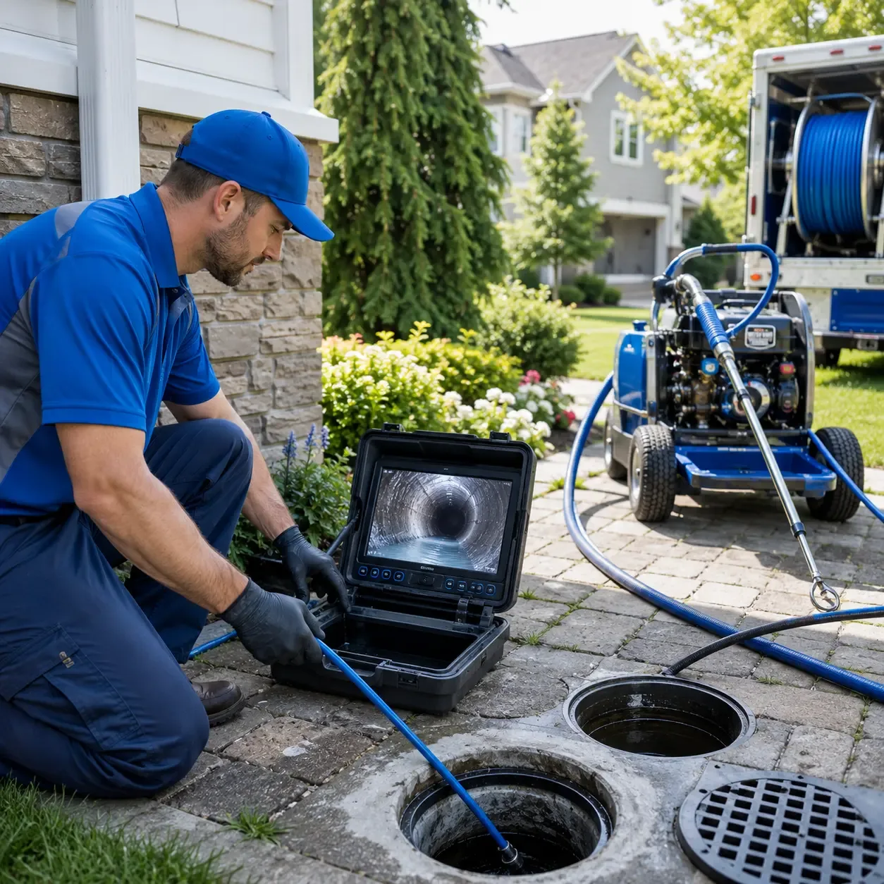 Outdoor drain cleaning professionals serving Perry, GA